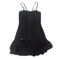 Image 1 of TARTAN GOTHIC ballon dress
