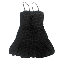 Image 2 of TARTAN GOTHIC ballon dress