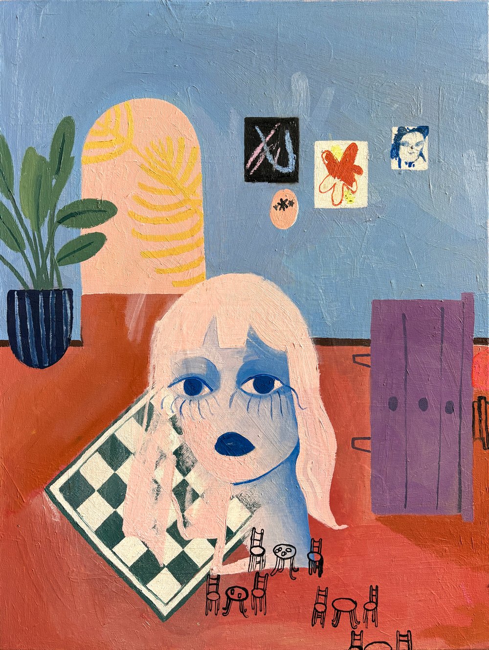 Image of "apartamento no.7" painting