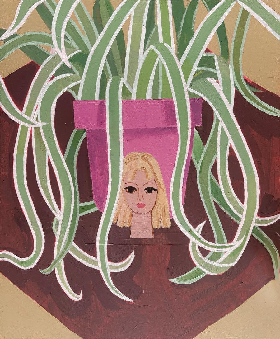 Image of "Luizka no.2 (secret of my room series)" painting