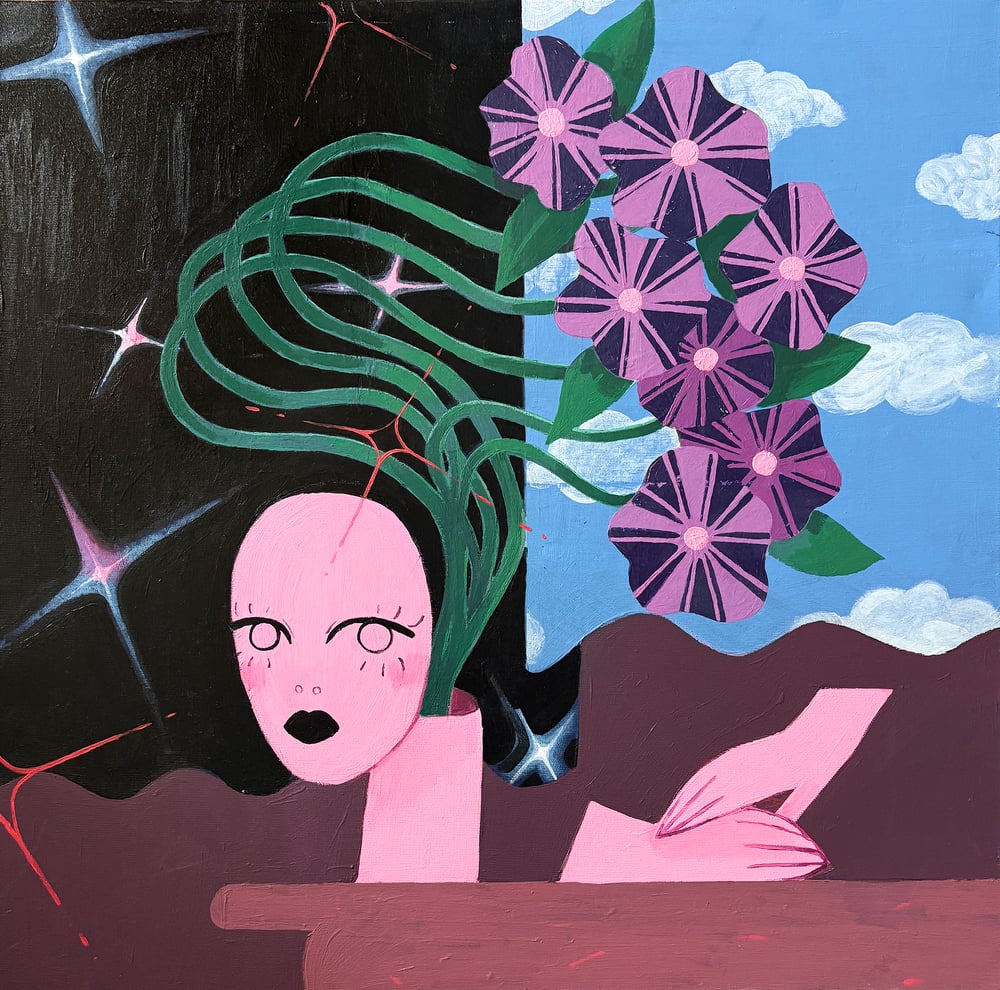 Image of "Is it magic or something?" painting