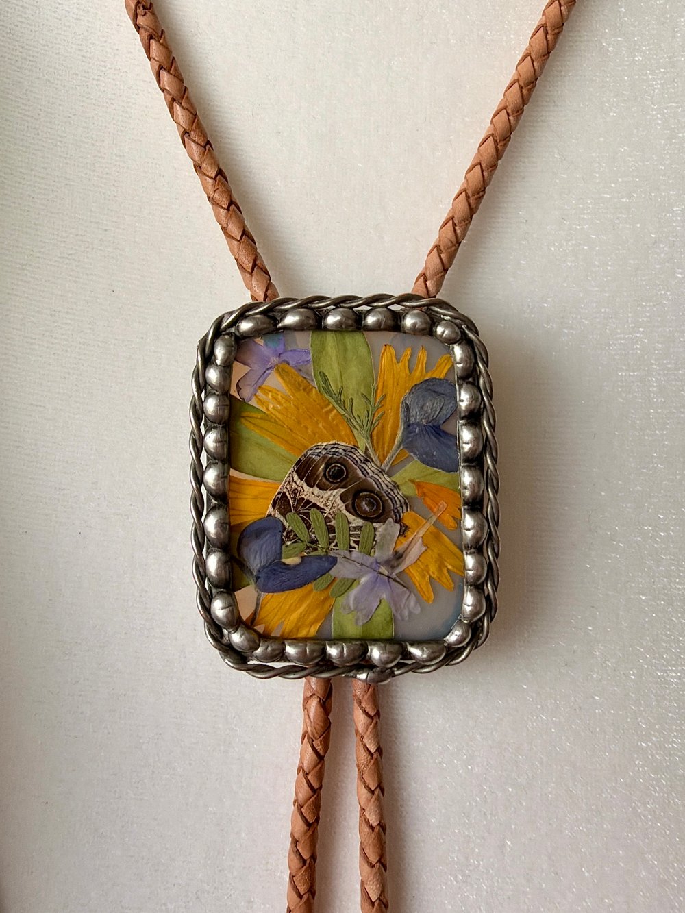 Image of Custom Memory Pendant — Heirloom Keepsake in Handmade Stained Glass