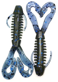 Image 3 of  Thunder Craw 3.8" Green Pumkin to Blue color shift