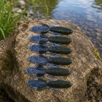 Image 1 of Bass Punisher" Green Pumkin to Blue Color shift. 