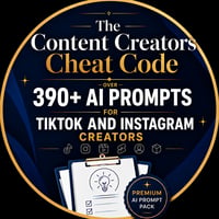THE CONTENT CREATORS CHEAT CODE FOR TIKTOK AND INSTAGRAM CONTENT CREATORS 