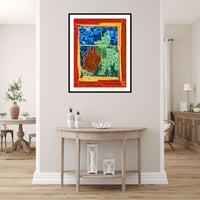 Image 5 of Lynne Drexler - Window Frame Giclee Print, Paper or Canvas Abstract Wall Decor 