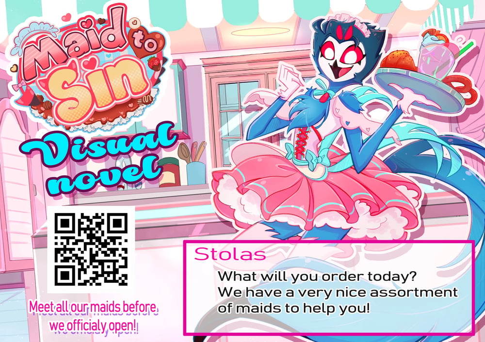 Image of PREORDER✨MAID TO SIN FANZINE✨HELLUVA BOSS COLLABORATIVE FANZINE