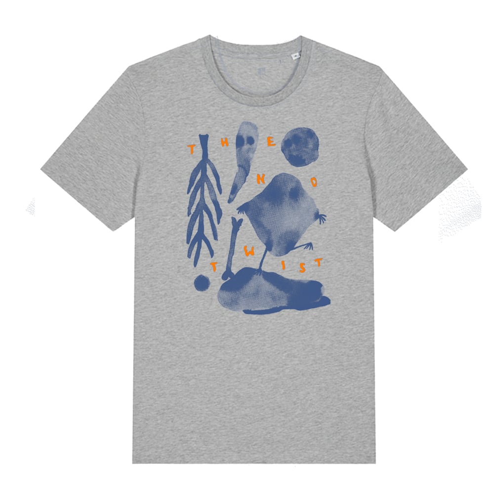 "PLANET ZOMBIE" (GREY) <br>UNISEX / MALE CUT <br>T-SHIRT