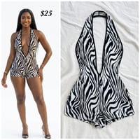 Zebra Romper