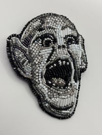 Image 1 of Hand Beaded Batboy Pin