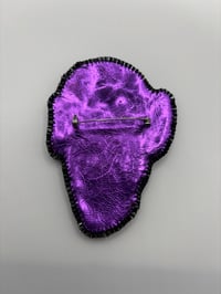 Image 2 of Hand Beaded Batboy Pin