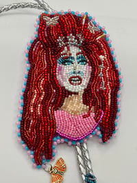 Image 1 of Chappell Roan beaded bolo tie