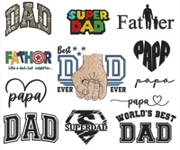Image 4 of Personalized "Fathers Day"  Hoodies and T-Shirt designs