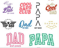 Image 5 of Personalized "Fathers Day"  Hoodies and T-Shirt designs