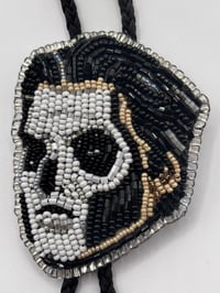 Image 5 of Hand beaded Ghost (Papa Terzo) Bolo Tie