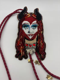 Image 4 of Hand Beaded Chappell Roan bolo tie My Kink is Karma