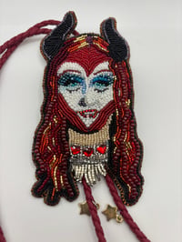 Image 5 of Hand Beaded Chappell Roan bolo tie My Kink is Karma