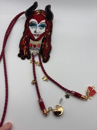 Image 6 of Hand Beaded Chappell Roan bolo tie My Kink is Karma