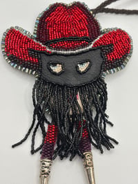 Image 1 of Hand Beaded Orville Peck Bolo Tie