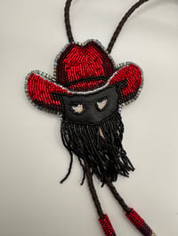 Image 2 of Hand Beaded Orville Peck Bolo Tie