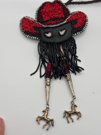 Image 5 of Hand Beaded Orville Peck Bolo Tie