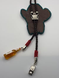 Image 4 of Hand Beaded Joe Bob Briggs Bolo Tie