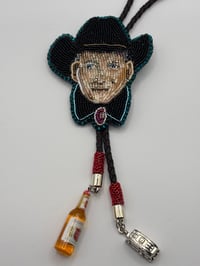 Image 5 of Hand Beaded Joe Bob Briggs Bolo Tie