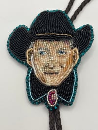 Image 6 of Hand Beaded Joe Bob Briggs Bolo Tie
