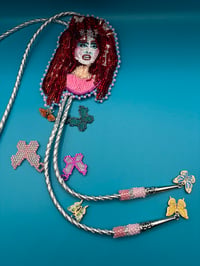 Image 7 of Chappell Roan beaded bolo tie