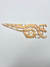 Odd Shape Wood Vine Sculpture