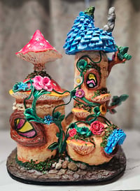 Image 4 of Handmade Upcycled Fairy Cottage Sculpture 
