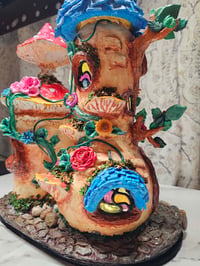 Image 7 of Handmade Upcycled Fairy Cottage Sculpture 