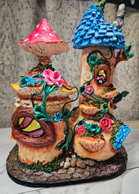 Image 8 of Handmade Upcycled Fairy Cottage Sculpture 