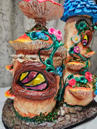 Image 9 of Handmade Upcycled Fairy Cottage Sculpture 