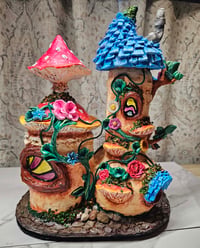 Image 11 of Handmade Upcycled Fairy Cottage Sculpture 
