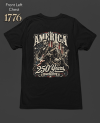 Image 3 of America 250 Years Tee