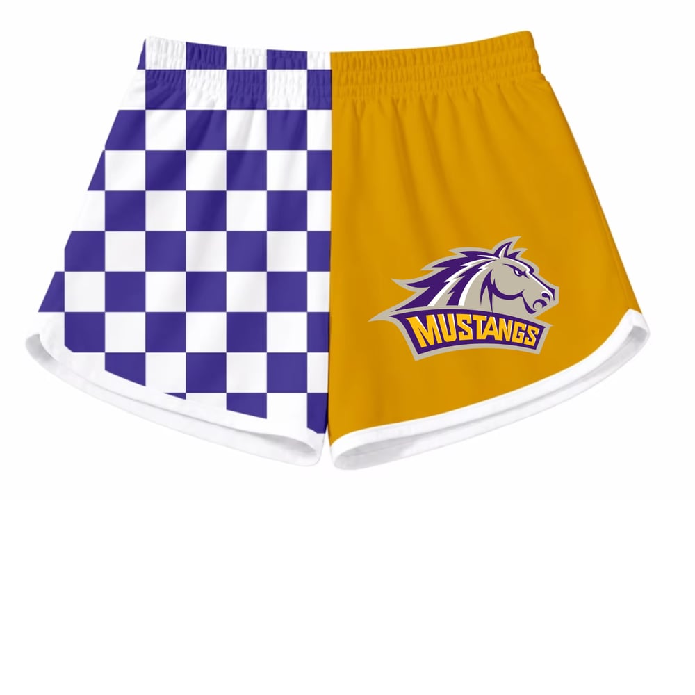 Image of  Customize Poly Split Hem Shorts *Pre-Order*