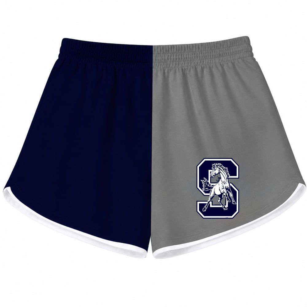 Image of  Customize Poly Split Hem Shorts *Pre-Order*