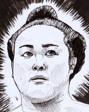 Image of Enho ink drawing 