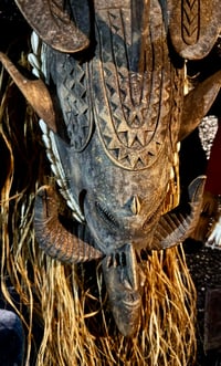 Image 2 of Ghanaian Ceremonial Mask — Temple Used