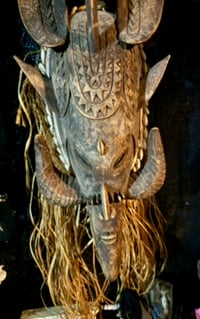 Image 3 of Ghanaian Ceremonial Mask — Temple Used