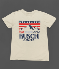 Image 1 of Red White & Busch Light Tee