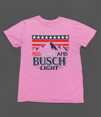 Image 5 of Red White & Busch Light Tee