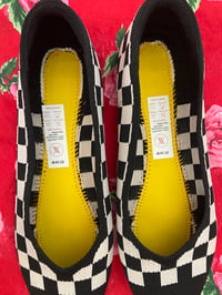 Image 4 of Vivaia Checkered Flats
