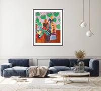 Image 2 of Henry Matisse - Black dress and purple dress, Giclee Print Paper Canvas Wall Decor Poster