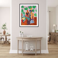 Image 4 of Henry Matisse - Black dress and purple dress, Giclee Print Paper Canvas Wall Decor Poster