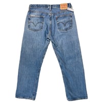 Image 5 of Mens Levi's 501 XX button fly , vintage 2007, SZ 36/30 , straight leg mid rise, medium wash 100% cot