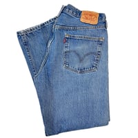 Image 1 of Mens Levi's 501 XX button fly , vintage 2007, SZ 36/30 , straight leg mid rise, medium wash 100% cot