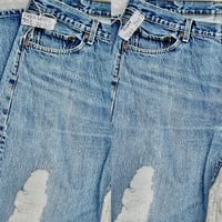 Image 9 of Mens Levi's 501 XX button fly , vintage 2007, SZ 36/30 , straight leg mid rise, medium wash 100% cot