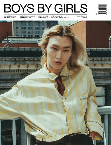 Image of PRE-ORDER: BOYS BY GIRLS ISSUE 20 | ROOTS | PRINT ISSUE | SANG HEON LEE COVER